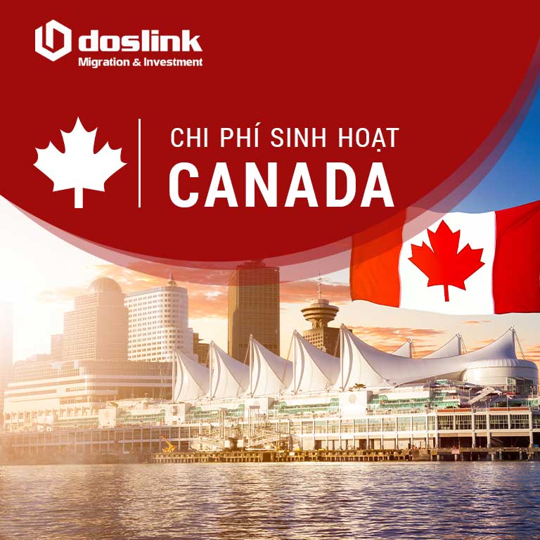 Chi phí sinh hoạt tại Canada