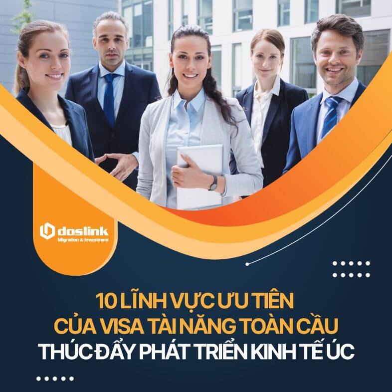 10 lĩnh vực ưu tiên của Visa Tài Năng Toàn Cầu thúc đẩy phát triển kinh tế Úc