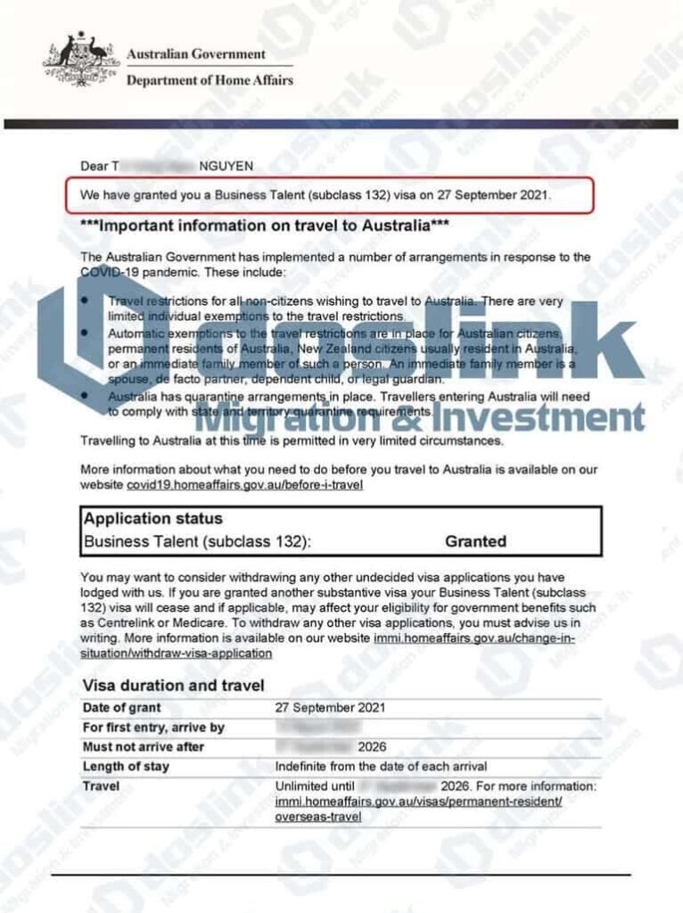 Kết quả visa 132A bang Nam Úc ngày 27/09/2021 (3)