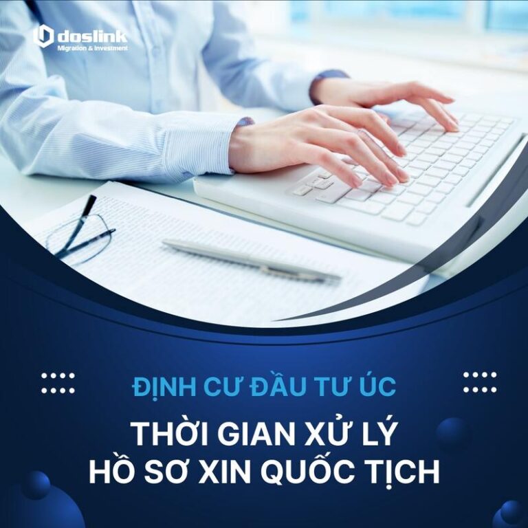 thời gian xử lý hồ sơ xin quốc tịch Úc