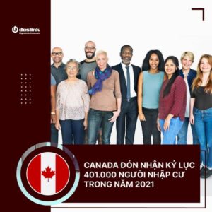 Canada đón nhận kỷ lục 401,000 người nhập cư trong năm 2021