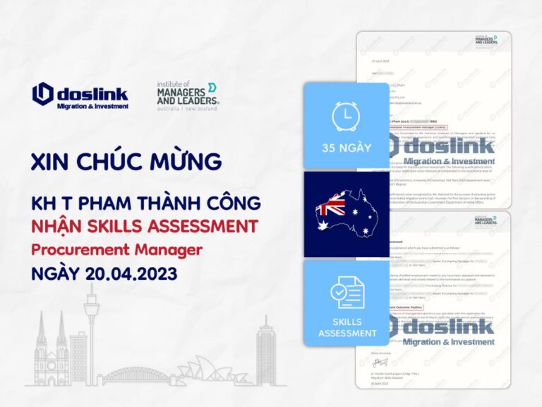 Skills Assessment (thẩm định tay nghề) ngành Procurement Manager