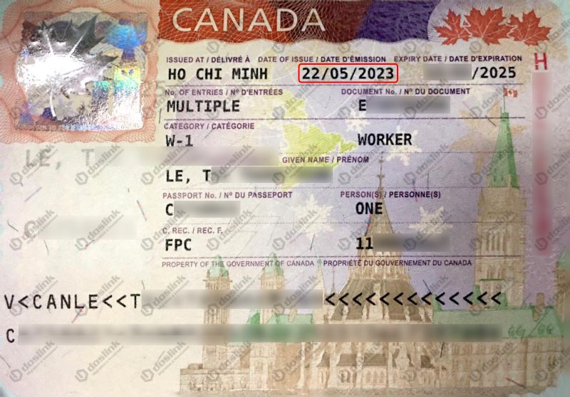 visa làm việc canada - open work permit xet trong 2 tháng T.Lê