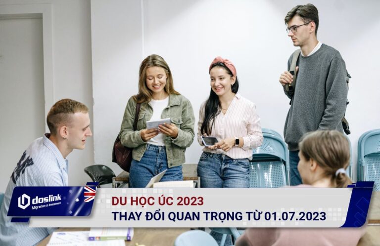 Du học Úc những thay đổi từ 01/07/2023