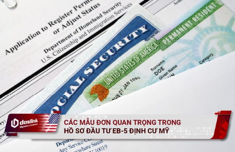 Các loại đơn EB-5 định cư đầu tư Mỹ