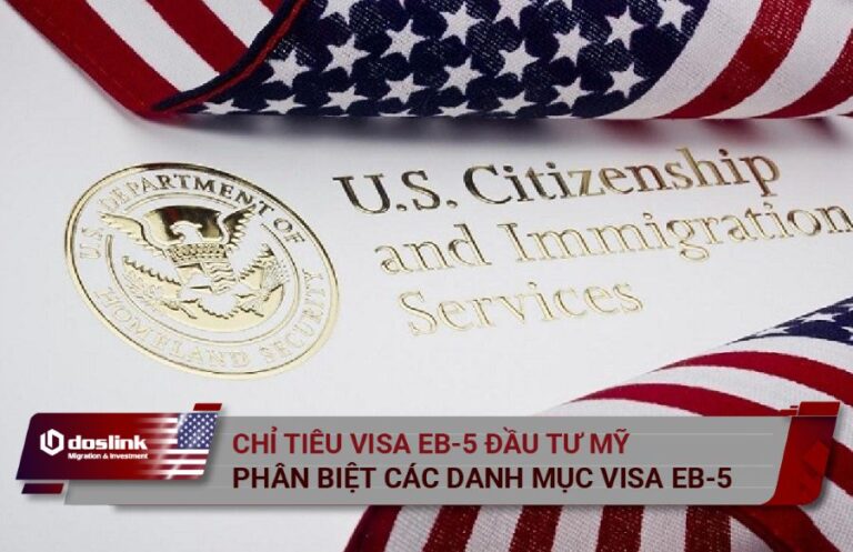 Chỉ tiêu visa EB-5 và phân biệt danh mục visa dành riêng, visa không dành riêng