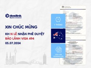 visa 494 nomination approval - chấp thuận bảo lãnh doanh nghiệp theo visa 494