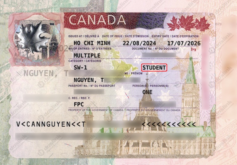 Visa du học Canada của bạn Trúc Đào