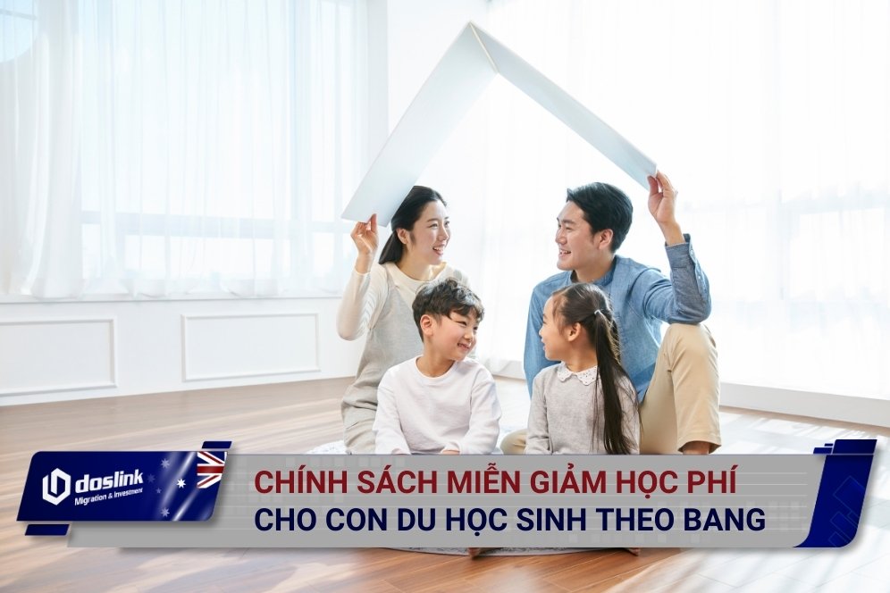 Chính sách miễn giảm học phí cho con du học sinh Úc