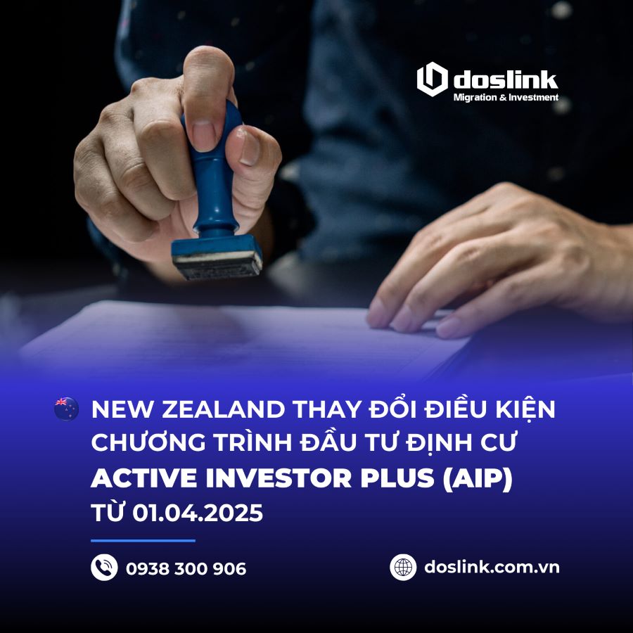 New Zealand thay đổi điều kiện cho chương trình Active Investor Visa từ 01.04.2025