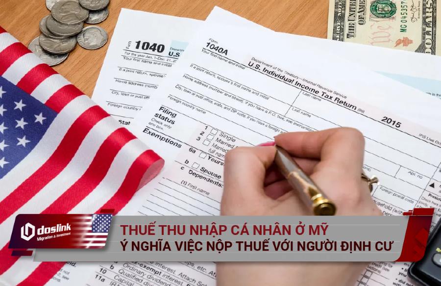 thuế thu nhập cá nhân ở mỹ là bao nhiêu