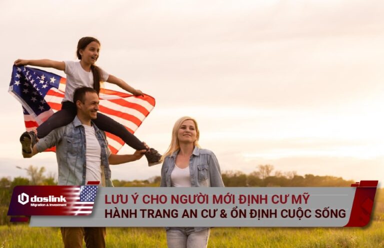 lưu ý cho người mới định cư Mỹ