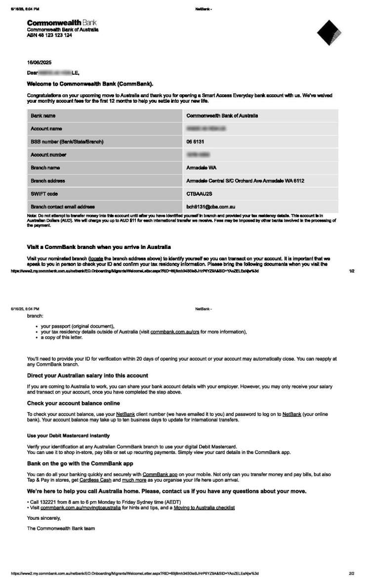 Dịch vụ hỗ trợ ổn định cuộc sống tại Úc