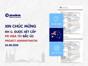 Visa 191 (PR) cấp 45 ngày, nghề Program Project Administrator