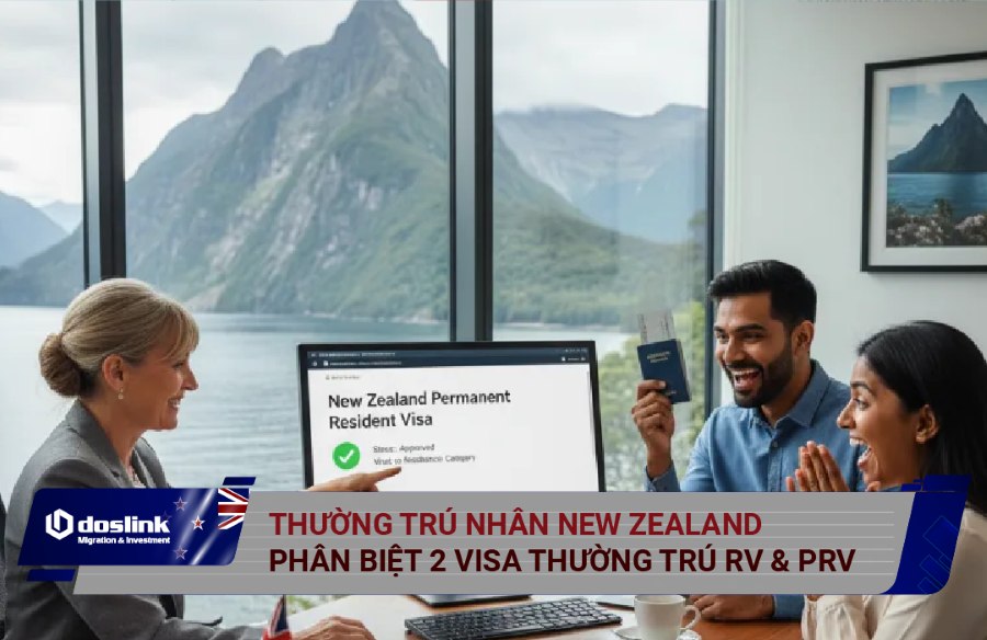 thường trú nhân New Zealand - Resident visa và Permanent resident visa