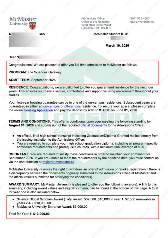 Case study - học bổng 35,500 CAD - N.Cao