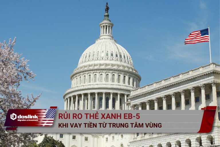rủi ro thẻ xanh eb5 khi vay tiền từ trung tâm vùng