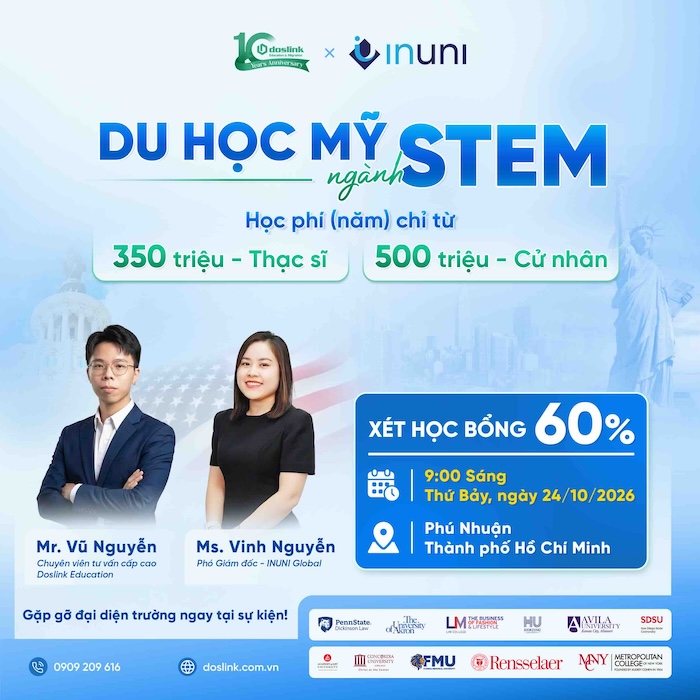 HỘI THẢO DU HỌC MỸ NGÀNH STEM