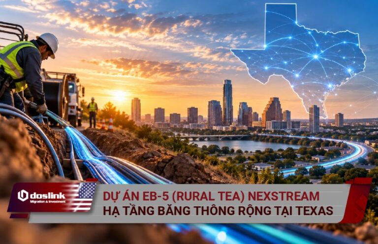 dự án eb-5 rural TEA - Nexstream hệ thống băng thông rộng tại nông thôn Texas
