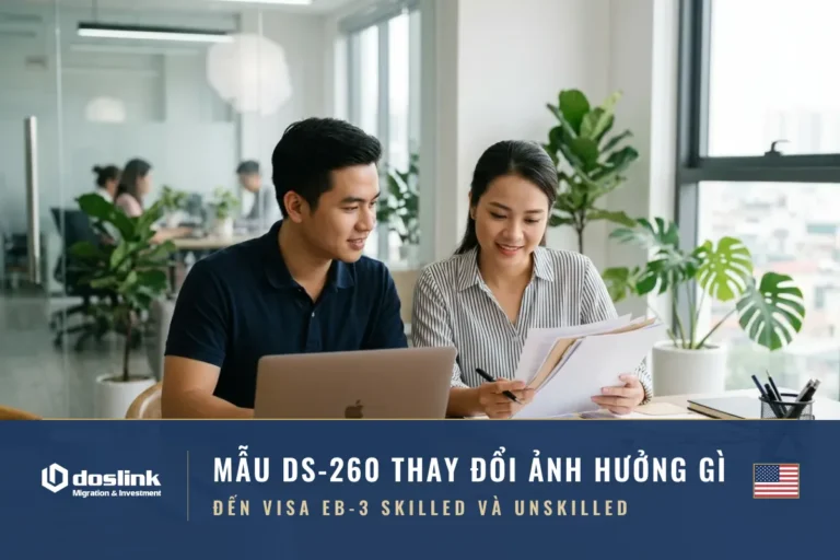 Mẫu DS-260 thay đổi ảnh hưởng gì đến visa EB-3 skilled và unskilled