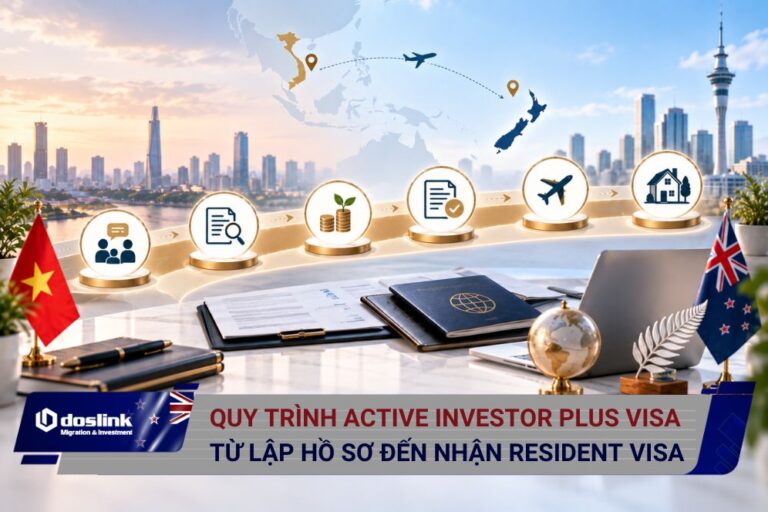 Quy trình xin Active Investor Plus Visa từ Việt Nam đến khi đạt Resident Visa