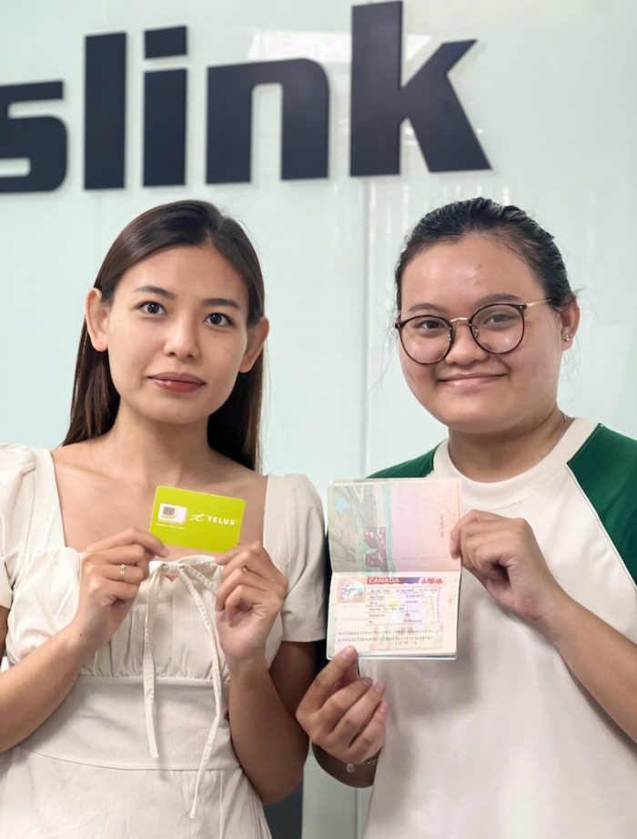 Bạn Trúc Đào trực tiếp đến Doslink nhận visa du học Canada