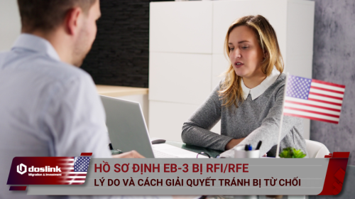 Hồ sơ EB3 bị RFIRFE