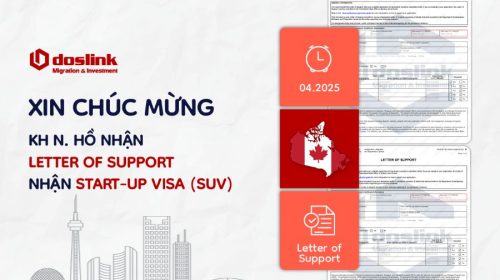 Letter of Support diện Start-up Visa Canada KH N. Hồ
