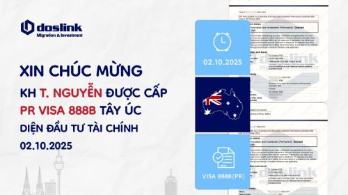 kết quả visa 888B Tây Úc - Mrs T. Nguyễn
